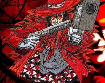 ヘルシング HELLSING グリッター缶バッジ アーカード インテグラル