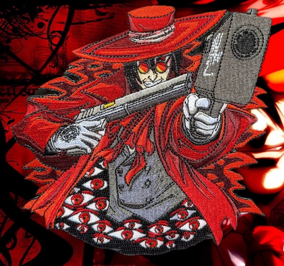 ヘルシング HELLSING グリッター缶バッジ アーカード インテグラル