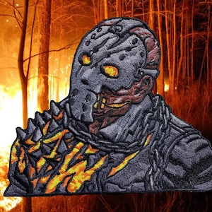 Parche de velcro de Jason Voorhees del viernes 13, edición limitada personalizada, Savini Jason