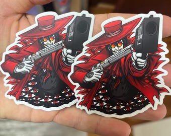 Alucard Hellsing Anime Embroidered Patch - Etsy