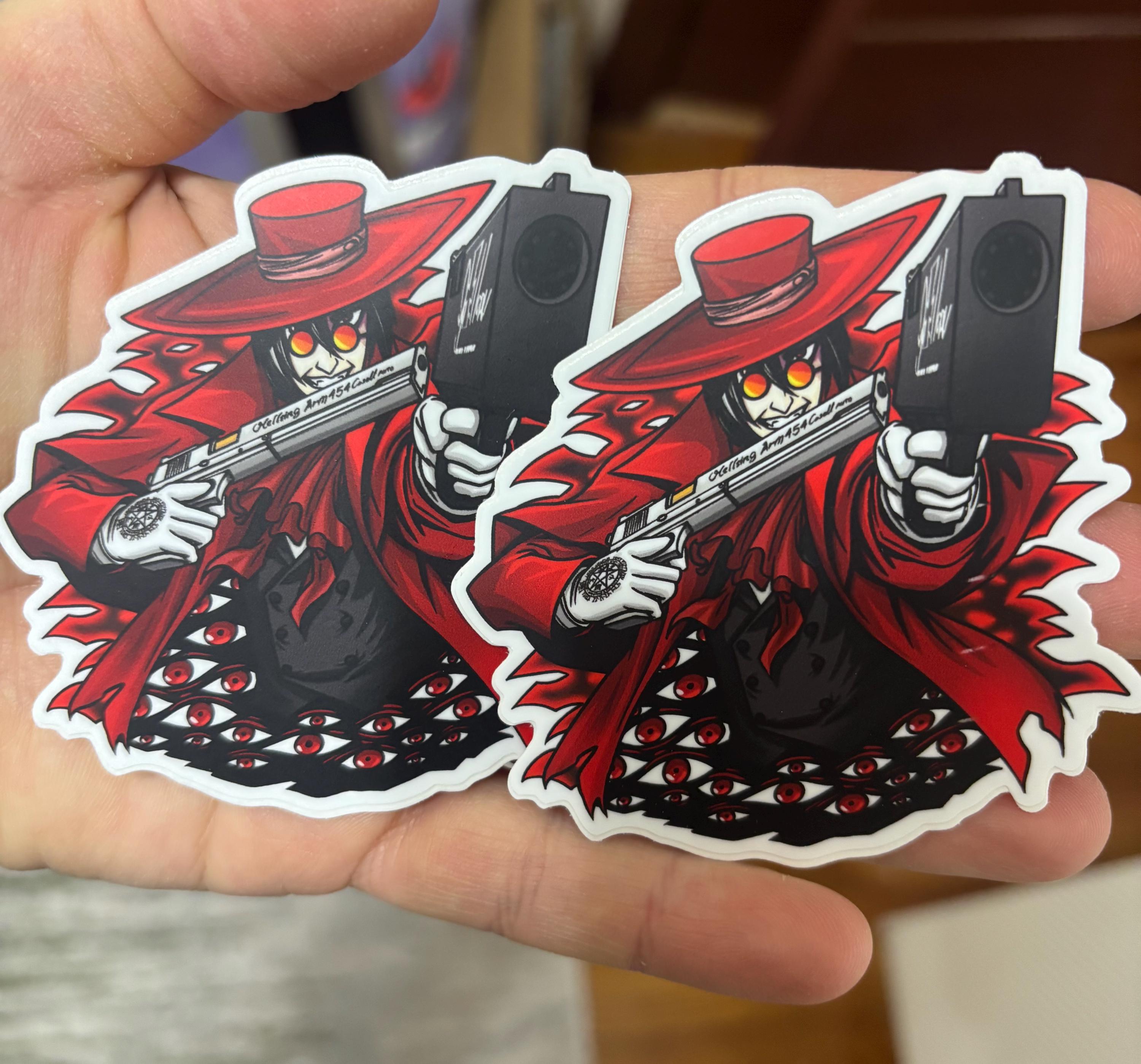ヘルシング　HELLSING　グリッター缶バッジ　アーカード　インテグラル　少佐 Alucard Hellsing Anime Embroidered Patch - Etsy