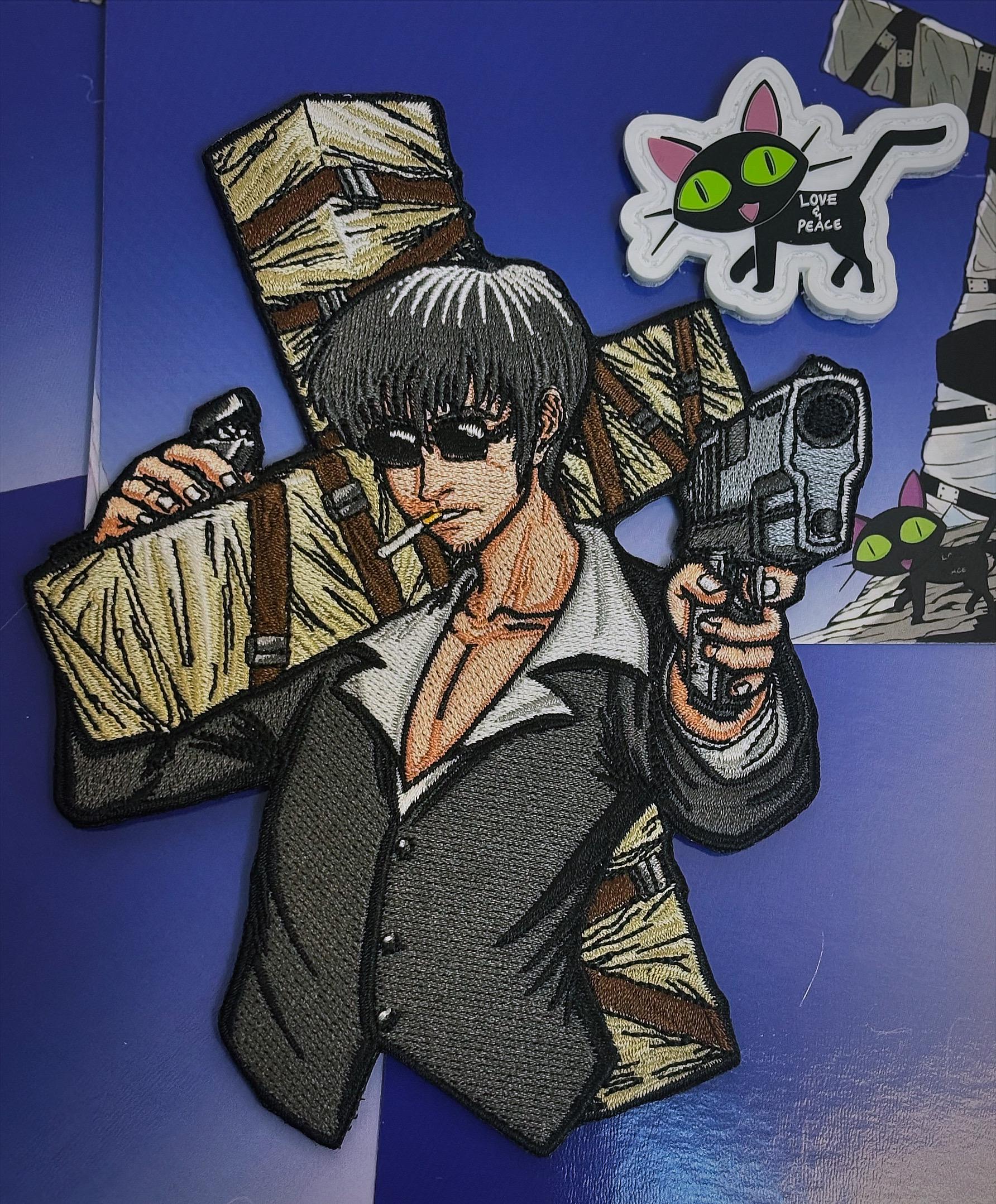 Trigun Wolfwood & Kuroneko-sama Embroidery and PVC Patch - Etsy