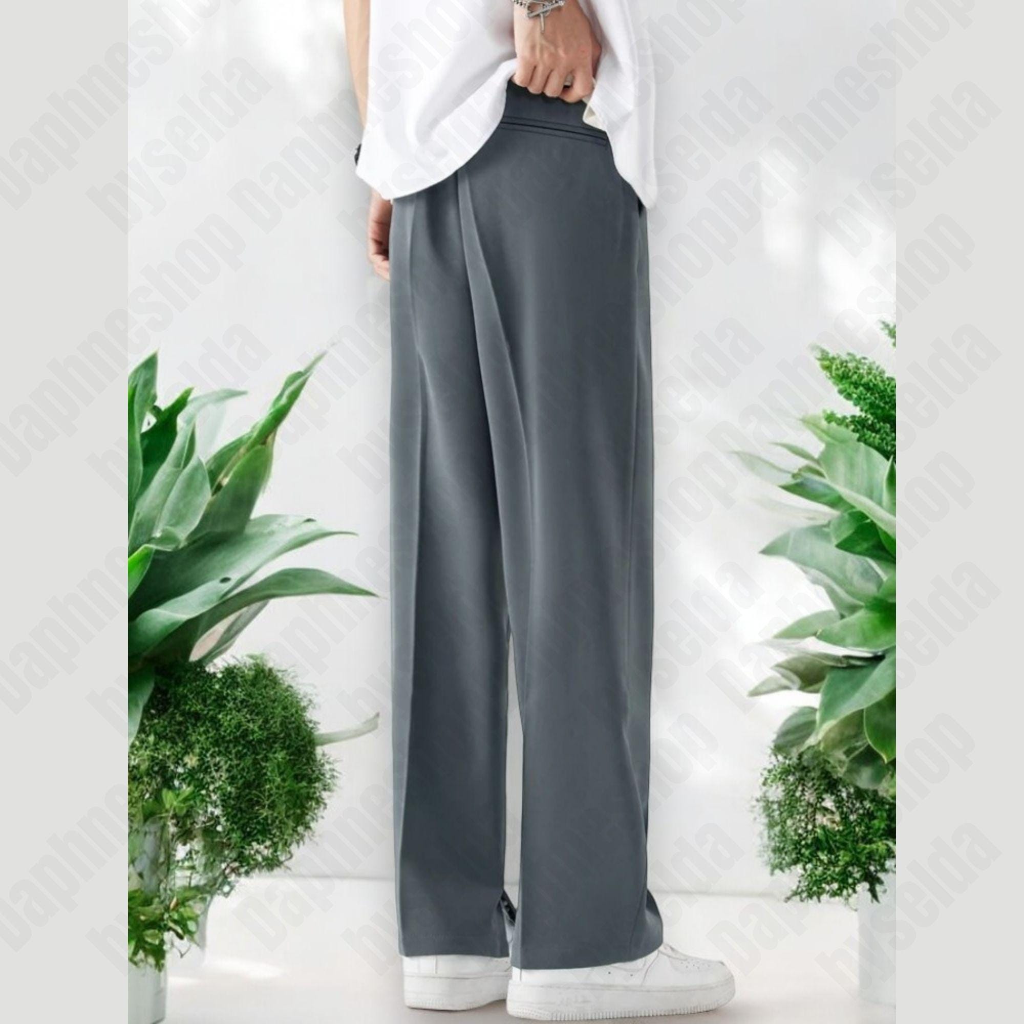 海外ブランド Autumn New Casual Korean Polyester Breathable Men Pants Clothing