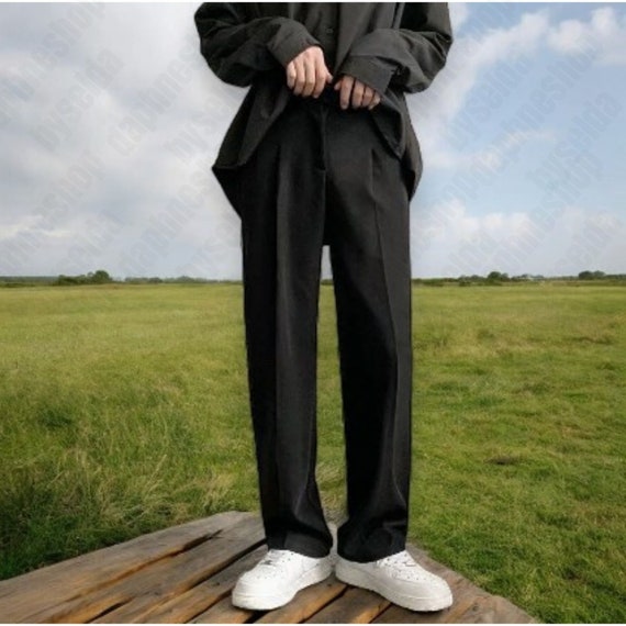 Korean fashion pants mens outlet