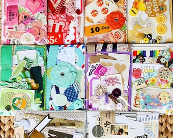 Bits and Pieces Scrap Pack / Inspiration Kit- Your Choice of Color