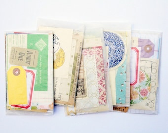 1.00 Shipping! Mini Paper Pack New and Vintage Papers