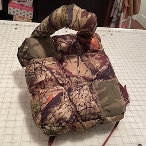 12x15&quot; puffer tote! Only Order After Approved Consultation!! 12x15&quot; handmade Puffer Tote Bag with Crossbody Strap