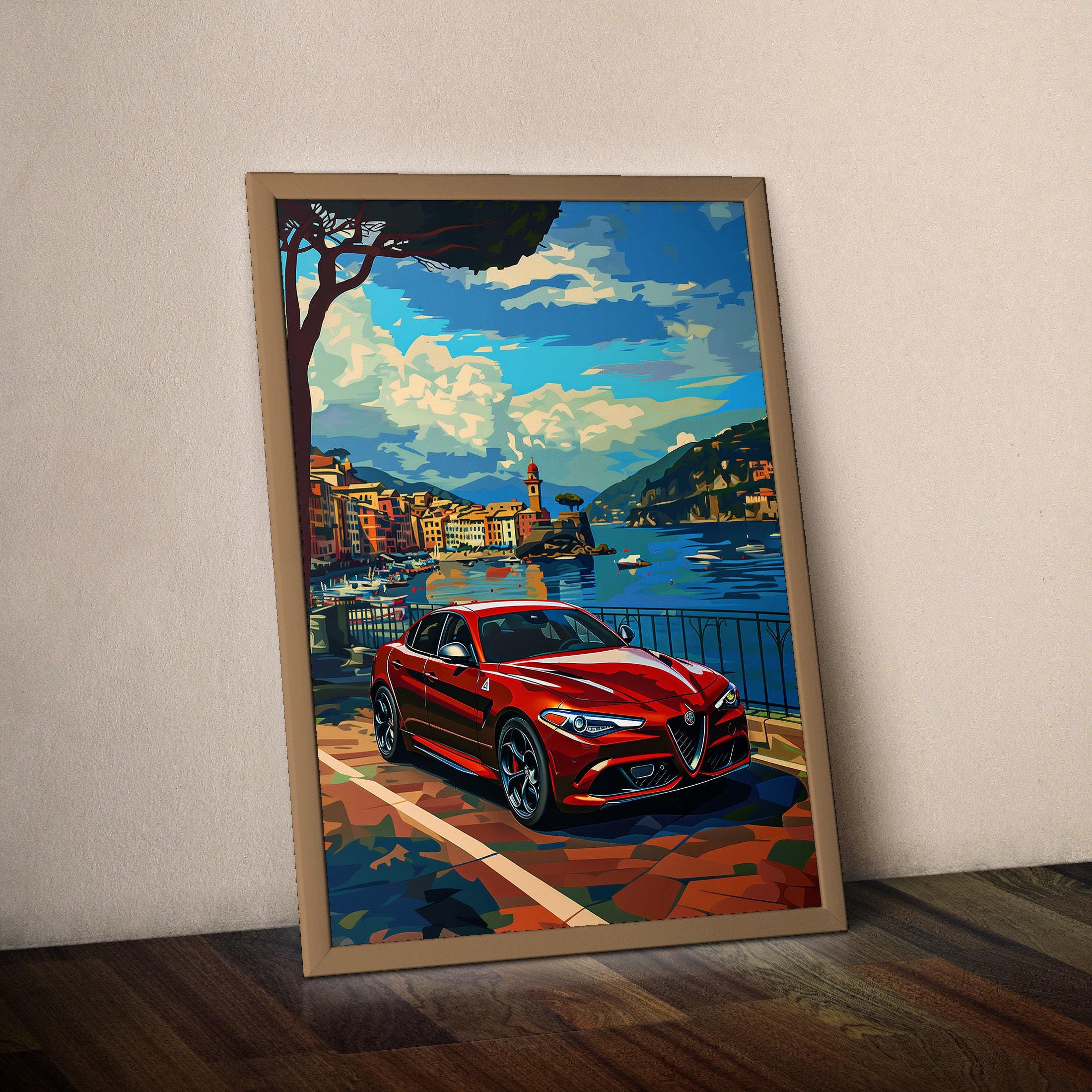 Alfa Romeo Poster | Giulia Quadrifoglio Poster #9110.0 | Alfa