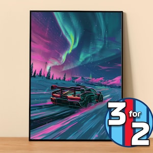 McLaren Poster | Mclaren Senna Poster #8411.0 | McLaren Wall Decor | McLaren Art Illustration | Gift for Him | Car Wall Decor | Gift For Her