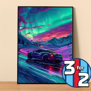 Alfa Romeo Poster | 4C Coupé Poster #8113.0 | Alfa Romeo Wall Decor | Alfa Romeo Art Illustration | Gift for Him | Gift For Her