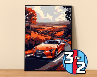 1995 Lexus LS400 - Printable Art - Etsy