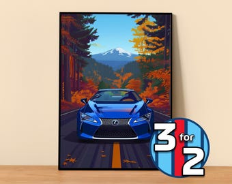 1995 Lexus LS400 - Printable Art - Etsy
