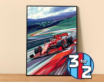 フェラーリF1 ポスター フェラーリ F1 ポスター #F1020 | スクーデリア フェラーリ プリント