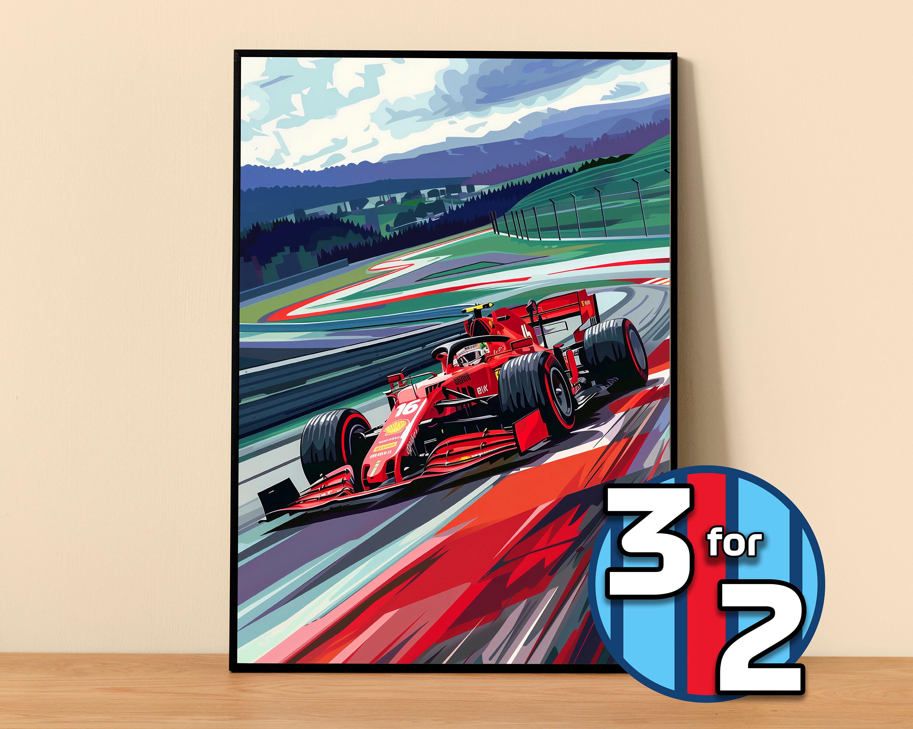 フェラーリ F1 ポスター #F1020 | スクーデリア フェラーリ プリント