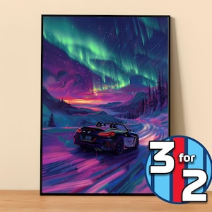 BMW Poster | Z4 Poster #8019.0 | BMW Wall Decor | BMW Art Illustration | Gift for Him | Car Wall Decor | Gift For Her