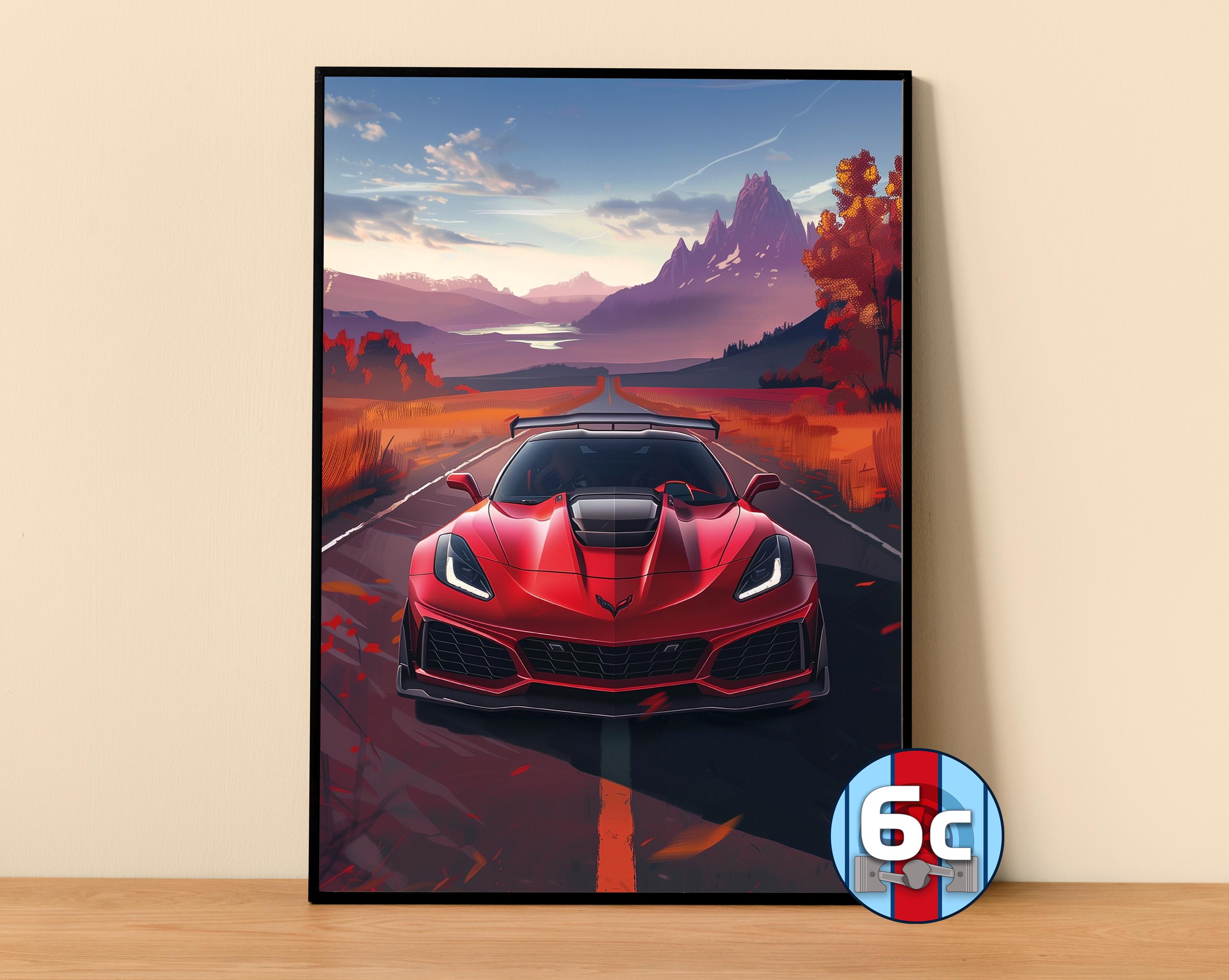 シボレー ポスター | コルベット ZR1 C7 ポスター #5320.3 