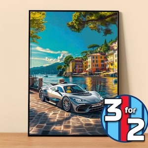 Mercedes Poster | AMG One Poster #9005.0 | Mercedes Wall Decor | Mercedes Art Illustration | Gift for Him | Car Wall Decor Gift For Her