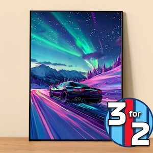 Maserati Poster | GranTurismo Poster #8150.0 | Maserati Wall Decor | Maserati Art Illustration | Gift for Him | Car Wall Decor Gift For Her