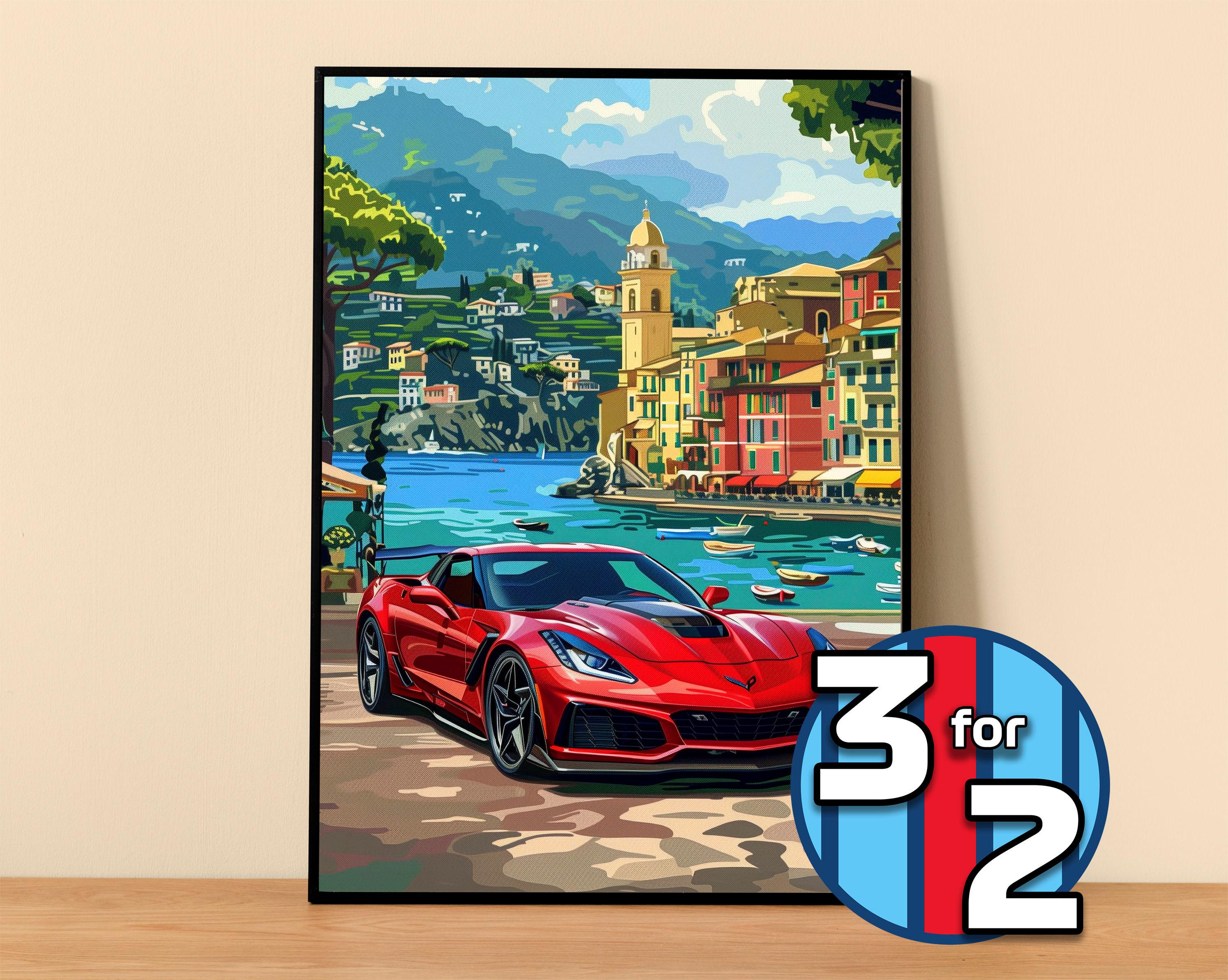 Chevrolet Poster | Corvette ZR1 C7 Poster #9320.5 | Corvette Wall