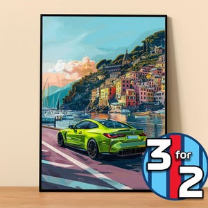 BMW Poster | M4 Competition G82 Poster #9014.0 | BMW Wall Decor | BMW Art Illustration | Gift for Him | Car Wall Decor | Gift For Her