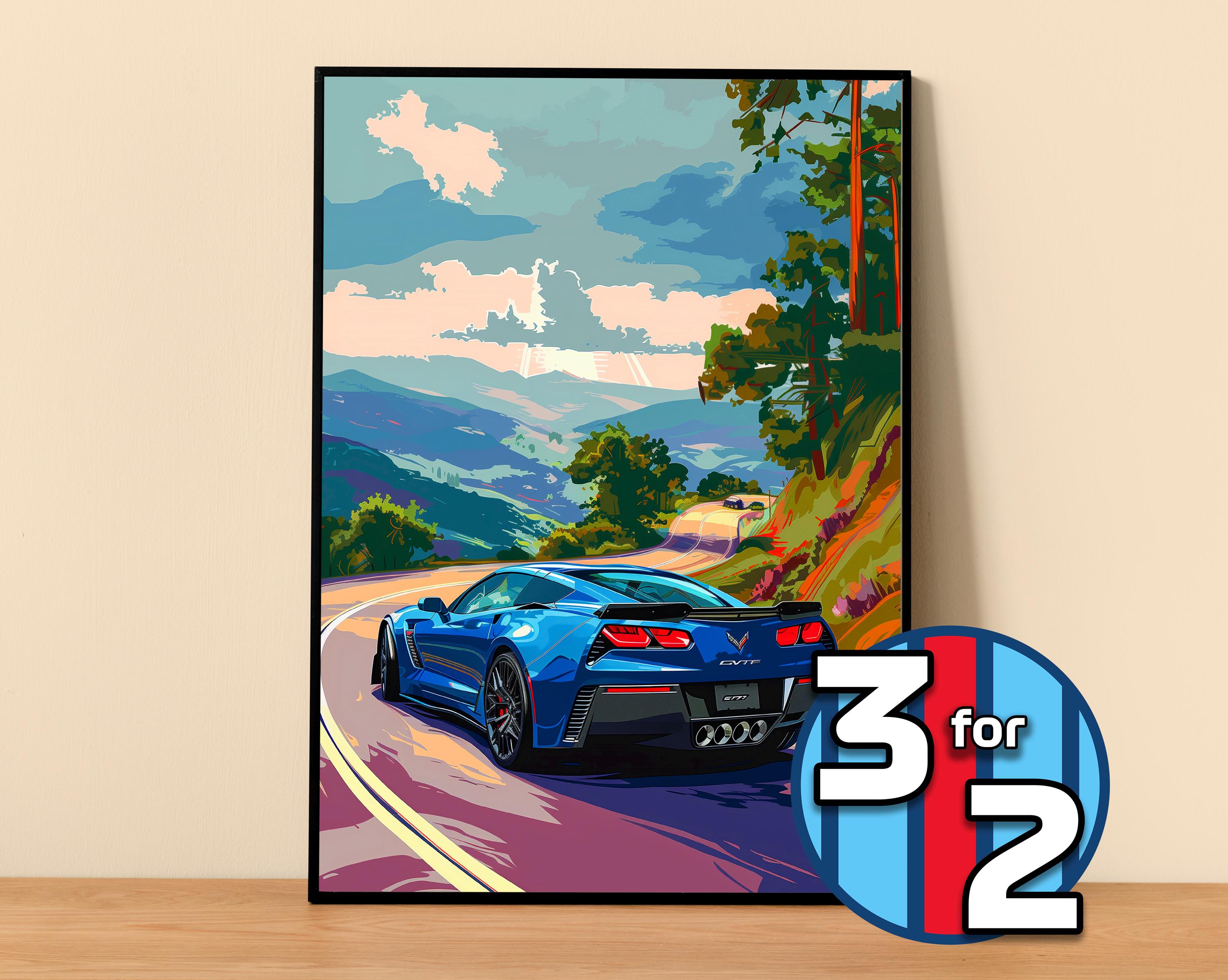 Chevrolet Poster | Corvette Z06 C7 Poster #5320.1 | Corvette Wall