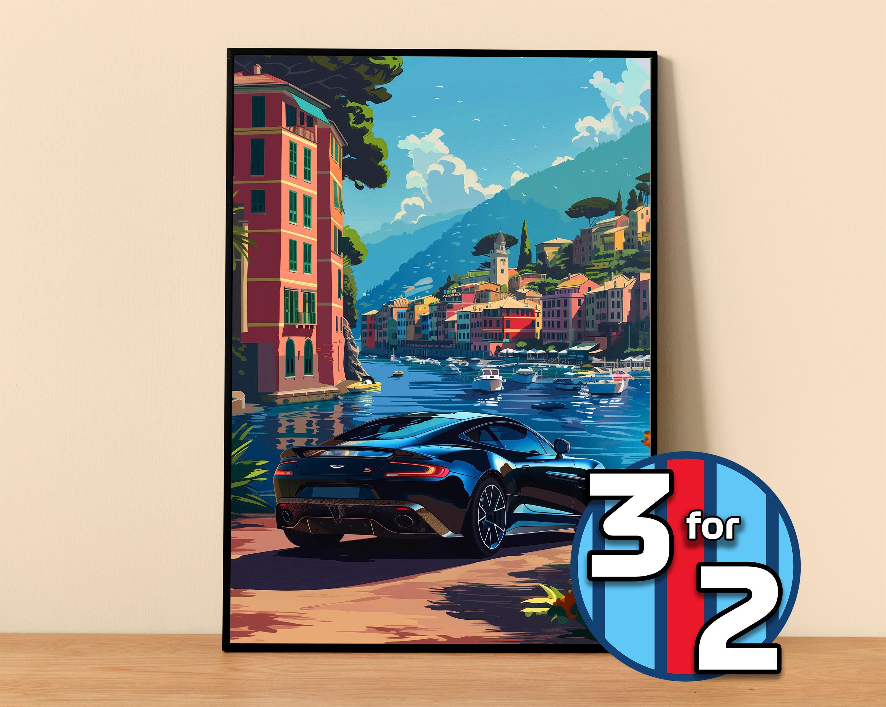 Aston Martin Poster | Vanquish S Poster #9402.0 | Aston Martin Wall Decor | Aston Martin Art Illustration | Gift for Him | Gift For Her