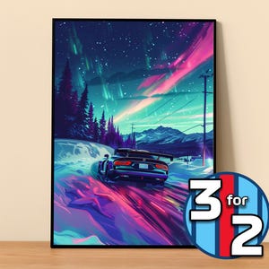 Dodge Poster | Viper ACR Poster #8311.0 | Dodge Wall Decor | Dodge Art Illustration | Gift for Him | Car Wall Decor | Gift For Her