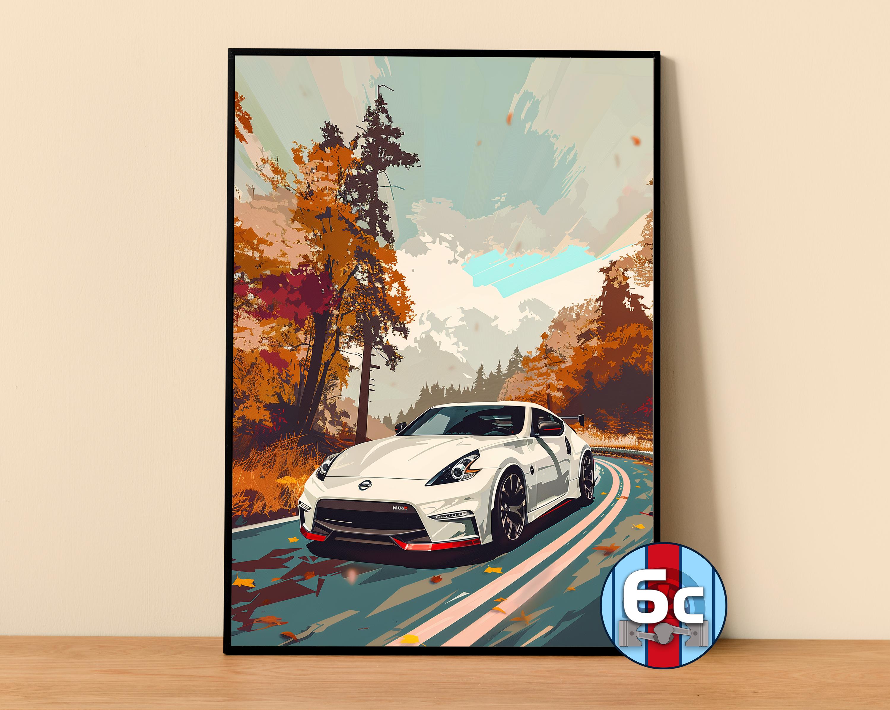 【yuu18】額付き フェアレディZ  アートポスター Fairlady z poster - Etsy 日本
