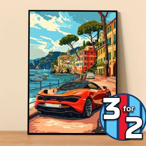 McLaren-poster | Mclaren 720S-poster #9412.0 | McLaren wanddecoratie | McLaren-kunstillustratie | Cadeau voor hem | Automuurdecoratie Cadeau voor haar