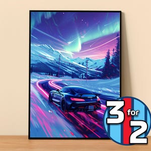 Mercedes Poster | AMG GT R Poster #8000.0 | Mercedes Wall Decor | Mercedes Art Illustration | Gift for Him | Car Wall Decor Gift For Her