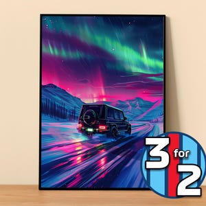 Mercedes Poster | G63 AMG Poster #8009.0 | Mercedes Wall Decor | Mercedes Art Illustration | Gift for Him | Car Wall Decor Gift For Her