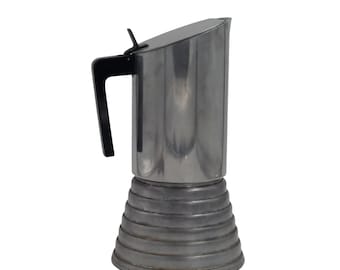 Vintage 1980s Italian Moka Coffee Maker – Vev Vigano – 6-Cup Espresso Pot