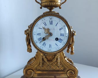 Dresden Design Sandizell Porcelain Clock Table Clock -mercedes