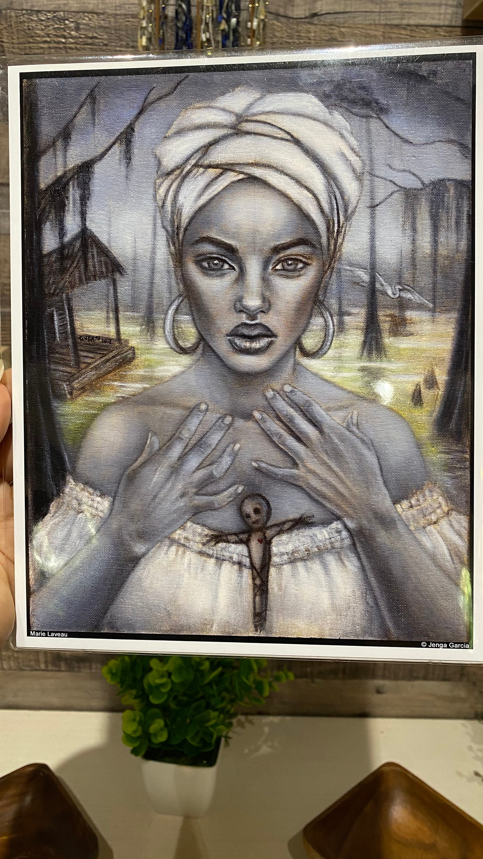 Marie Laveau Voodoo Queen New Orleans Hoodoo Art Print Voodoo Doll 5x7 ...