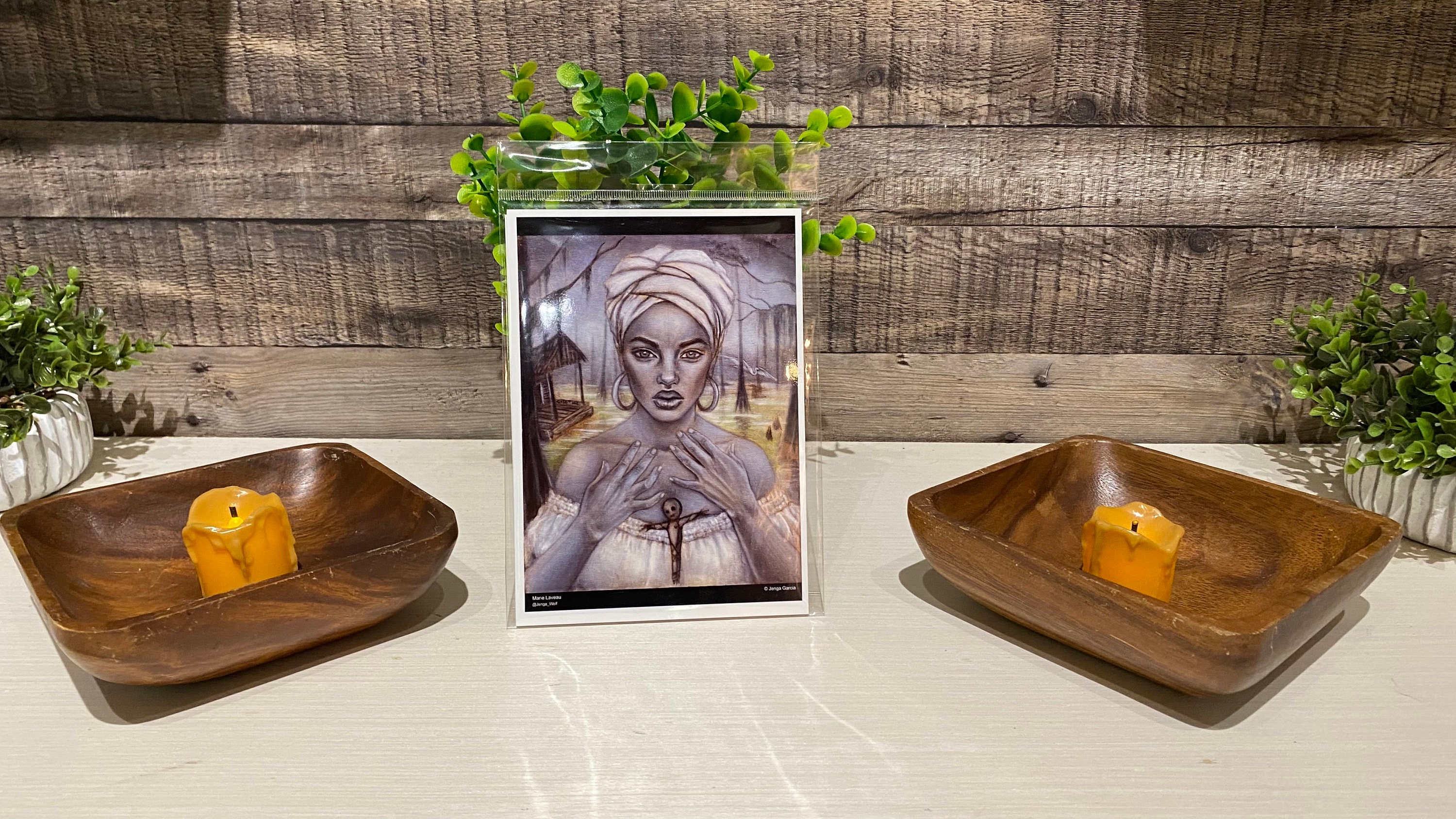 Marie Laveau Voodoo Queen New Orleans Hoodoo Art Print Voodoo Doll