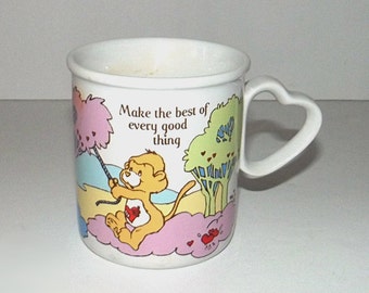 1980s Care Bears mug / 80s children's mug / Care Bear Cousins Coffee Mug