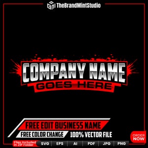 Customizable Digital Trucking Logo with Your Company Name in a Combination of Cursive & 3D Lettering, 3D Text Logo for Truck business owner