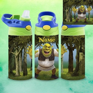 12oz. Custom/Personalized Shrek Flip Top Tumbler