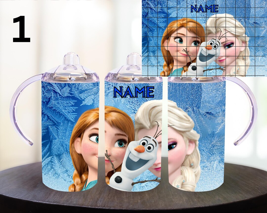 12oz. Custom/personalized Frozen Sippy Cup Tumbler - Etsy