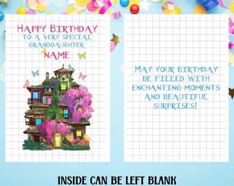 5x7 Custom/Personalized Encanto Happy Birthday Greeting Card
