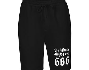 As Above So Below Fleece Shorts