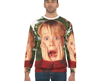 Sudadera fea de Kevin Solo en casa, regalos divertidos para Navidad y fiestas, sudadera para adultos y jóvenes