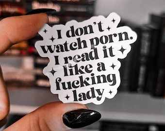I Read It Like a Lady -  Vinyl Sticker | Kindle Stickers | Bookish Stickers | Bookish Accessories | Kindle Insert | Gift for Book lover |