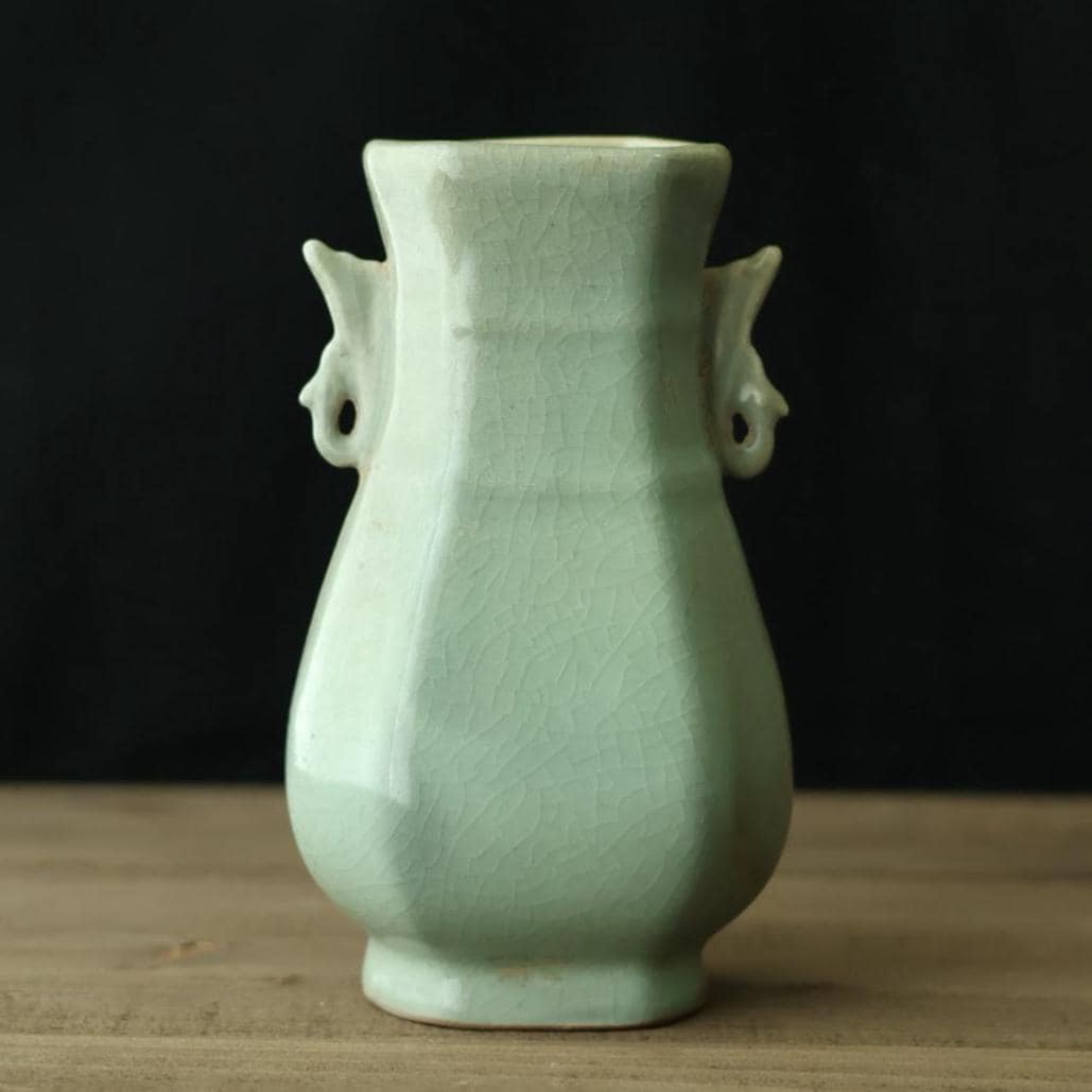 Porcelain Chinese Celadon Vase - Etsy