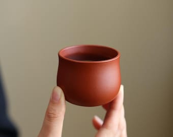 Personalized Yixing Zisha Tea Cup, “Guifei” Master Cup, Red Clay or Purple Clay Gongfu Tea Cup, Custom Name Tea Gift