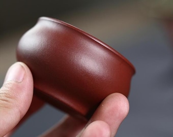 Handmade Yixing Zisha Clay Teacup: Gongfu Tea Cup (40 ml)