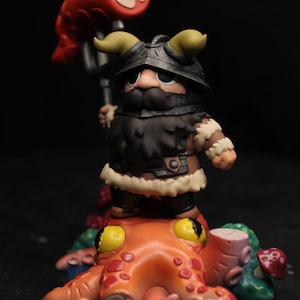 Cuoco nano Chibi / Figura da collezione stampata in 3D / Regalo per gli appassionati di manga e anime / Pittura in miniatura / Kit per garage/modellino / Figure Nomnom