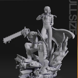 Cacciatori di diavoli / Figura da collezione stampata in 3D / Regalo per fan giapponesi, manga e anime / Pittura in miniatura / Kit per garage/modelli / Figure Nomnom