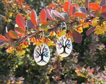 Family Tree Earrings (4 stone maximum for each)