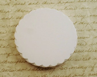 White Circle Die Cuts Any Size And Count - White Circle Cut Outs - White Paper Circles - White Cardstock Circles - Paper Circles